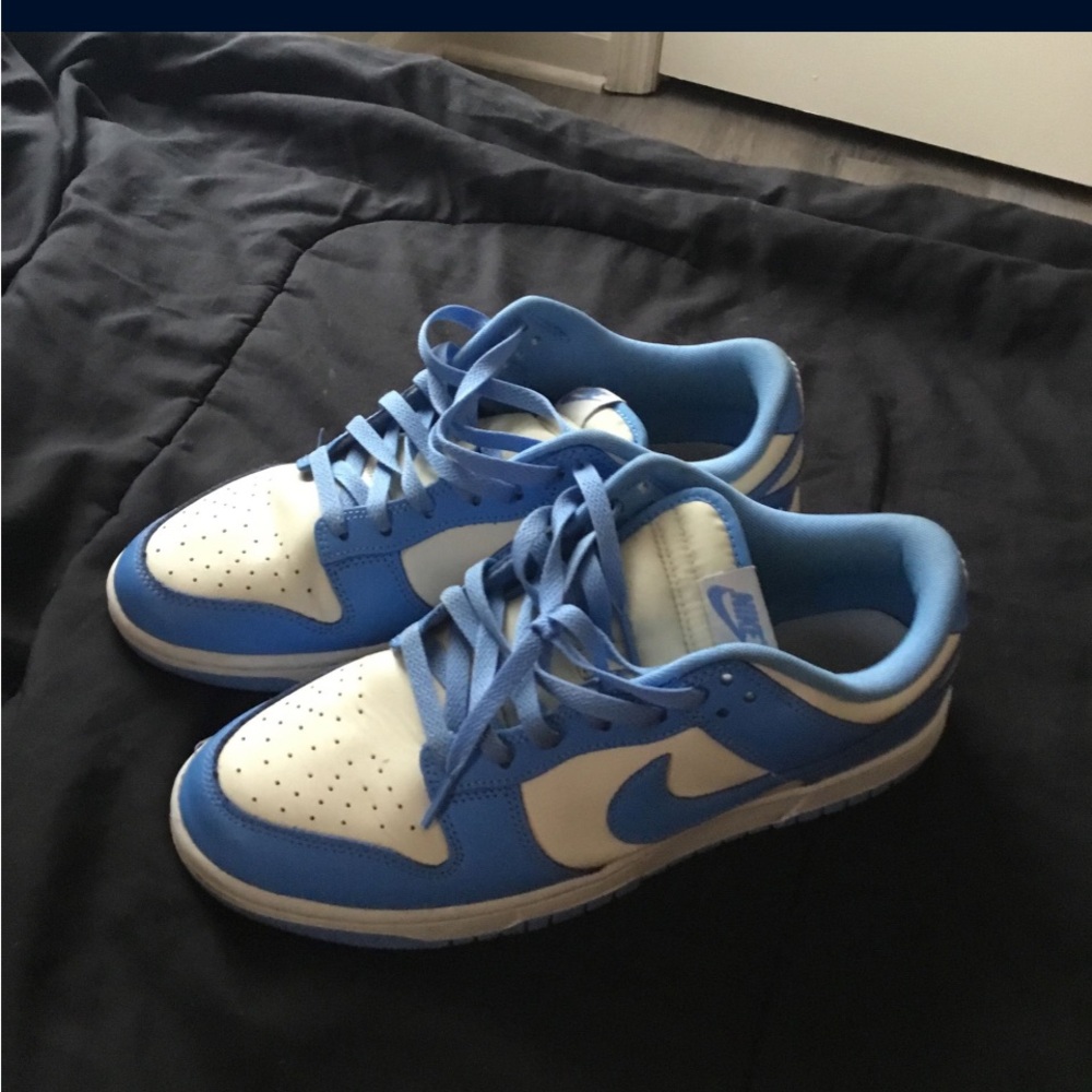 Nike Blue and White Sneakers Classic Design